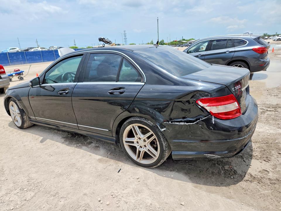 2011 Mercedes-benz C class VIN WDDGF5EB1BF644682 COPART salvage auction — REAR END, FL - CERT OF TTL-REBUILT&SLVG RBLD, sold $400 on 2026-07-22 (photo 2)