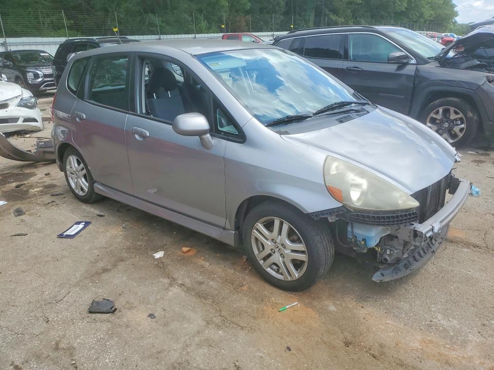 2008 Honda Fit VIN JHMGD38638S033537 COPART salvage auction — FRONT END, GA - CERT OF TITLE-SALVAGE (P), sold $375 on 2026-07-28 (photo 4)