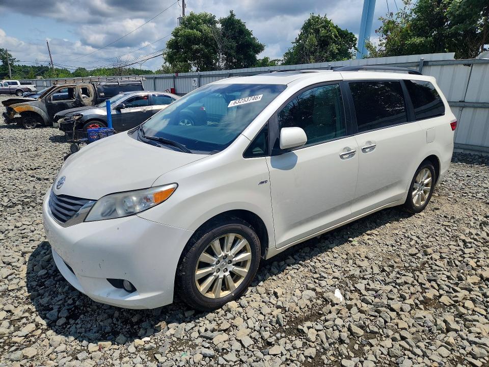 2017 Toyota Sienna VIN 5TDDZ3DC7HS176730 — COPART salvage auction photo