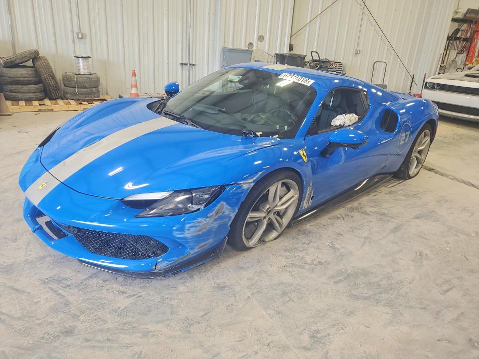 2024 Ferrari 296 gts VIN ZFF01SMA0R0301135 — COPART salvage auction photo