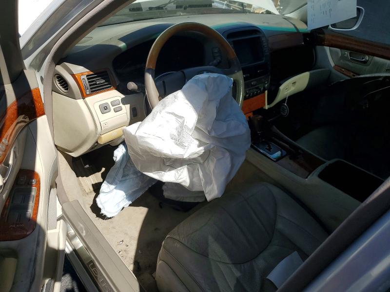 2005 Lexus Ls 430 VIN JTHBN36FX55027707 COPART salvage auction — FRONT END, Ca - Salvage Certificate, sold $60 on 2026-07-23 (photo 8)