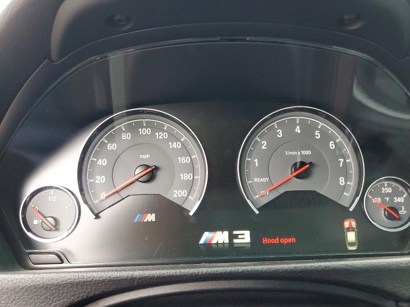 2016 BMW M3 VIN WBS8M9C52G5E68288 COPART salvage auction — ENGINE BURN, Pa - Certificate Of Salvage, sold $12,200 on 2026-08-04 (photo 9)