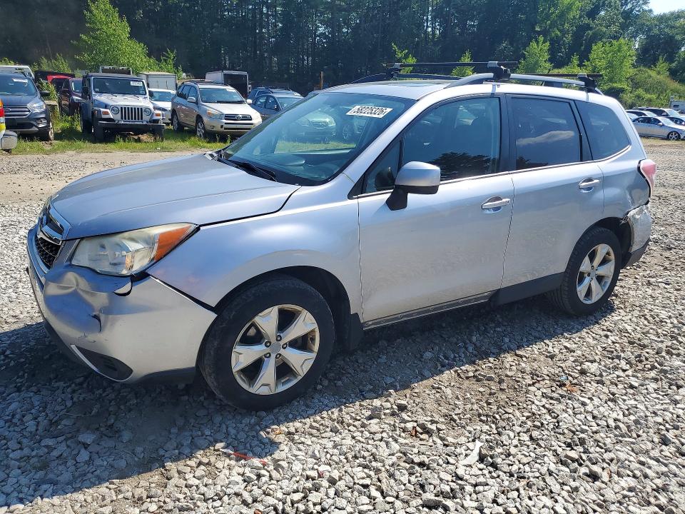 2014 Subaru Forester VIN JF2SJAECXEH433124 COPART salvage auction — SIDE, Ma - Cert Of Title-Reconstrctd Coll, sold $600 on 2026-07-17 (photo 1)