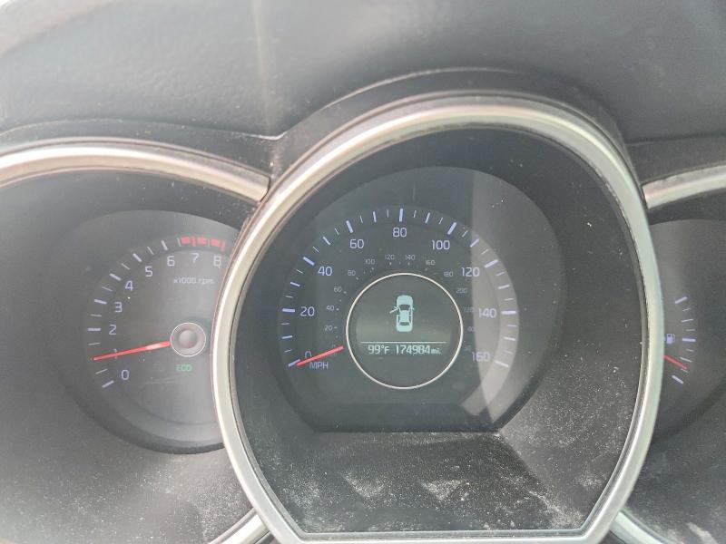 2015 Kia Optima VIN 5XXGM4A71FG424185 COPART salvage auction — FRONT END, Fl - Certificate Of Title, sold $100 on 2026-07-28 (photo 9)