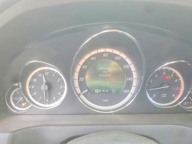 2011 Mercedes-benz E-class VIN WDDKJ5GB7BF064164 COPART salvage auction — FRONT END, NC - DEALER ONLY SALVAGE TITLE, sold $650 on 2026-07-28 (photo 9)