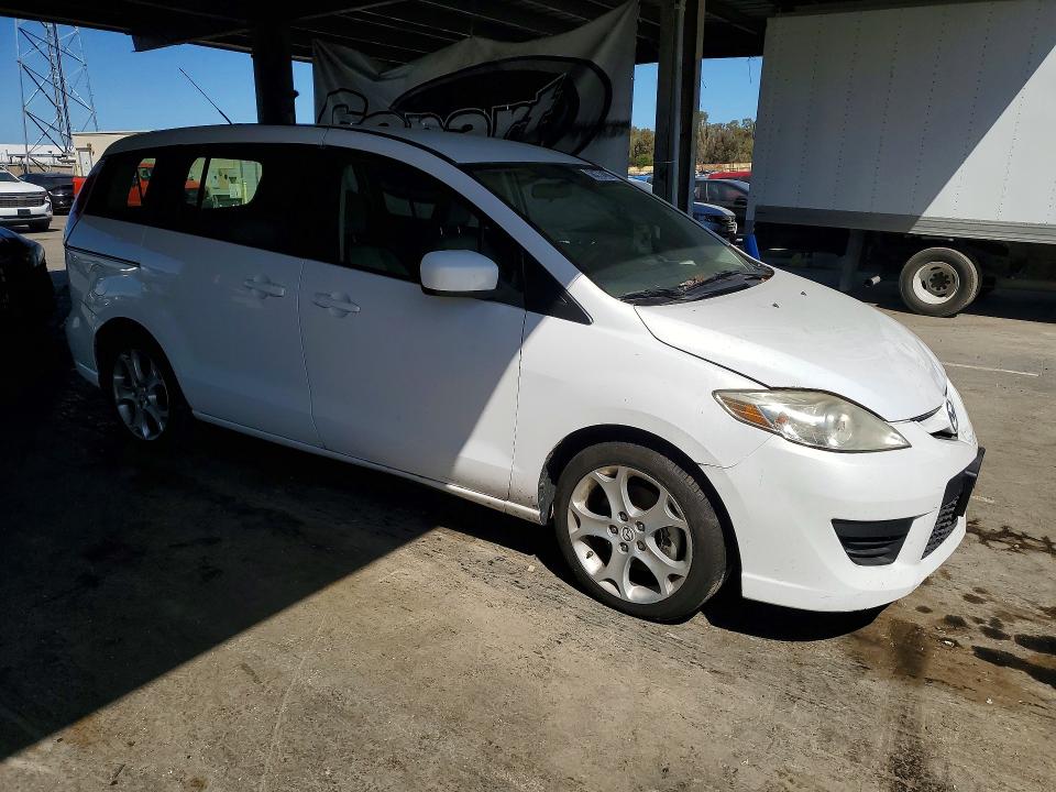 2010 Mazda 5 VIN JM1CR2WL5A0384505 COPART salvage auction — FRONT END, CA - DIS/DLR/EXP ONLY CLEAN TITLE, sold $35 on 2026-07-21 (photo 4)