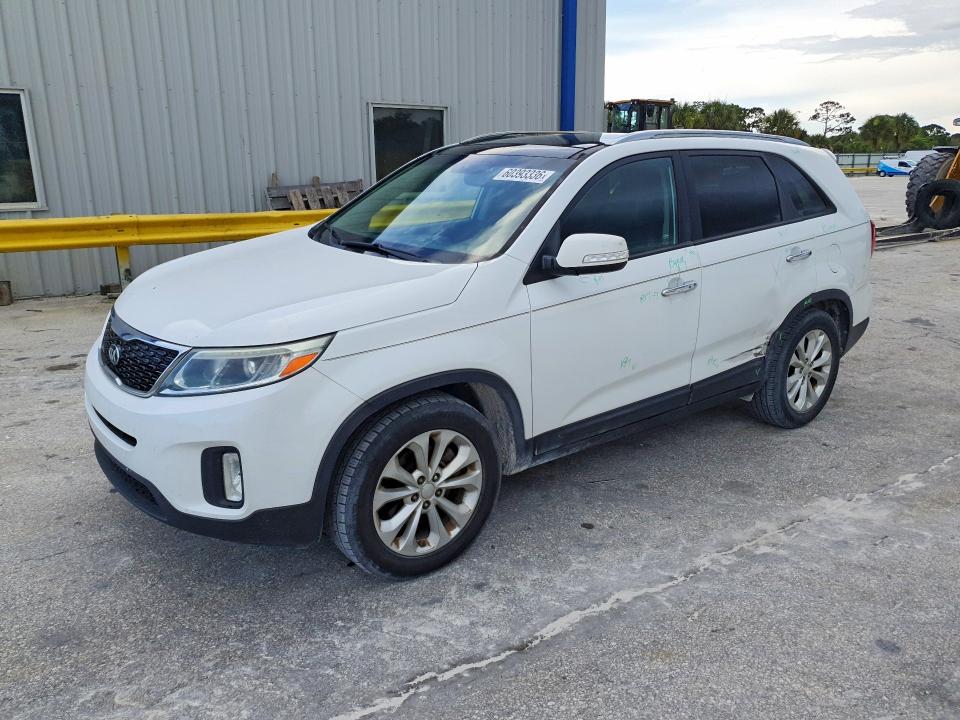 2015 Kia VIN 5XYKU4A7XFG640557 COPART salvage auction — SIDE, Fl - Cert Of Title Slvg Rebuildable, sold $2,600 on 2026-07-15 (photo 1)