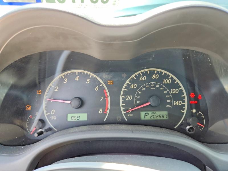 2009 Toyota Corolla VIN JTDBL40E89J052731 COPART salvage auction — REAR END, TX - SALVAGE VEHICLE TITLE (P), sold $200 on 2026-07-21 (photo 9)