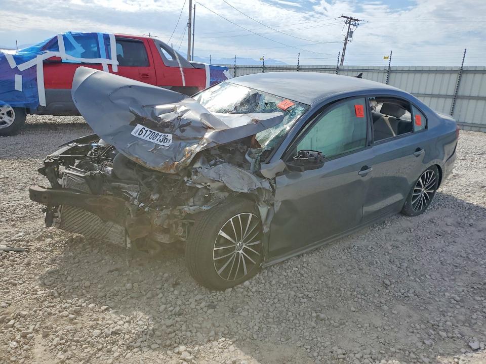 2016 Volkswagen Jetta VIN 3VWD17AJ9GM295540 COPART salvage auction — FRONT END, Ut - Salvage Certificate, sold $150 on 2026-08-04 (photo 1)