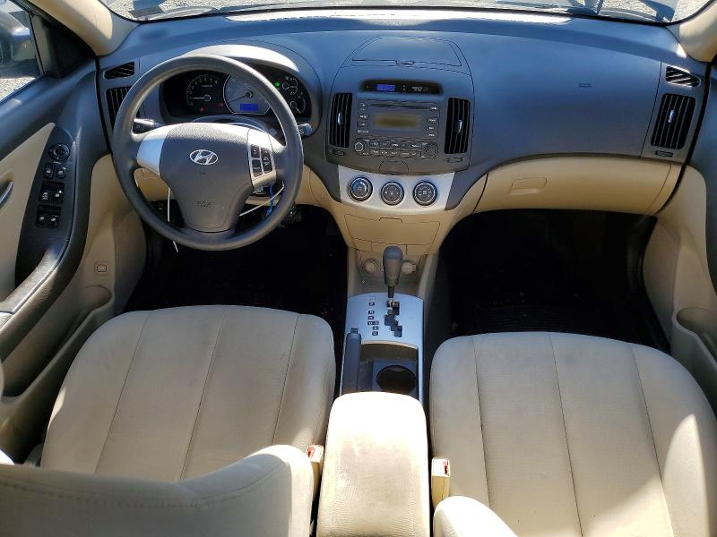 2008 Hyundai Elantra VIN KMHDU46DX8U545274 COPART salvage auction — VANDALISM, WA - BILL OF SALE, sold $725 on 2026-07-10 (photo 8)
