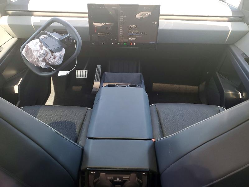 2024 Tesla Cybertruck VIN 7G2CEHED4RA050983 COPART salvage auction — FRONT END, Ca - Salvage Certificate (P), sold $22,500 on 2026-07-17 (photo 8)