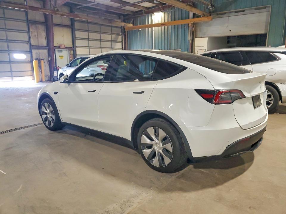 2023 Tesla Model y VIN 7SAYGDEE1PA066305 COPART salvage auction — REAR END, IA - CERT OF TITLE-SALVAGE TITLE, sold $200 on 2026-07-29 (photo 2)