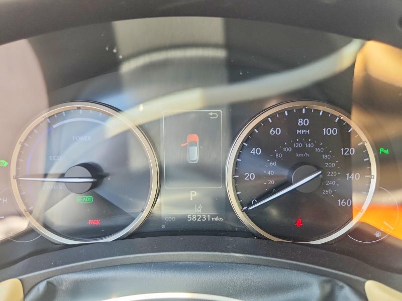 2020 Lexus Nx VIN JTJGJRDZ0L2133145 COPART salvage auction — FRONT END, Tx - Salvage Vehicle Title, sold $7,500 on 2026-07-23 (photo 9)