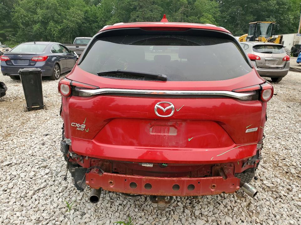 2016 Mazda Cx-9 VIN JM3TCBDY4G0104024 COPART salvage auction — REAR END, MA - CERT OF TITLE-RECONSTRCTD COLL, sold $175 on 2026-07-23 (photo 6)