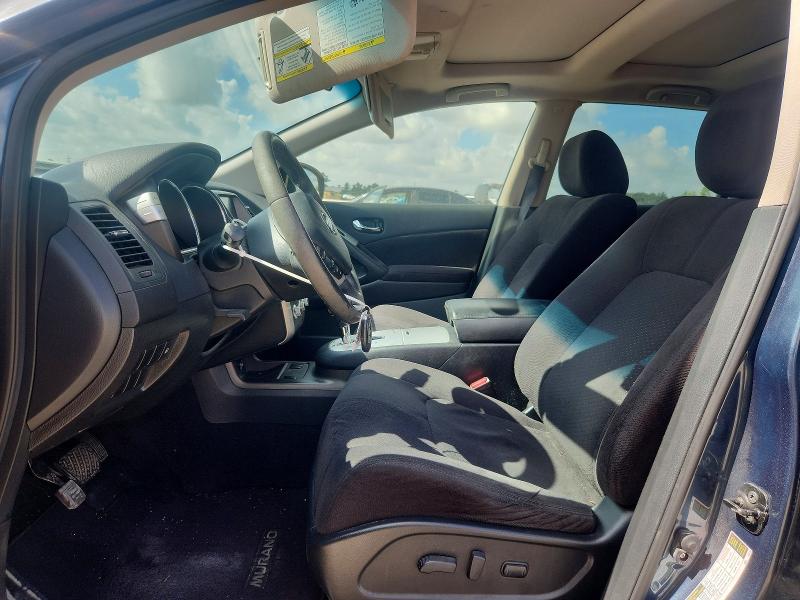 2012 Nissan Murano VIN JN8AZ1MU0CW118875 COPART salvage auction — FRONT END, Tx - Salvage Vehicle Title, sold $625 on 2026-07-31 (photo 7)
