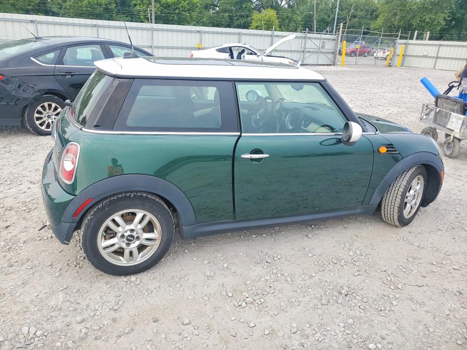 2013 Mini Cooper VIN WMWSU3C53DT549666 COPART salvage auction — REAR END, Oh - Certificate Of Title, sold $225 on 2026-07-31 (photo 3)