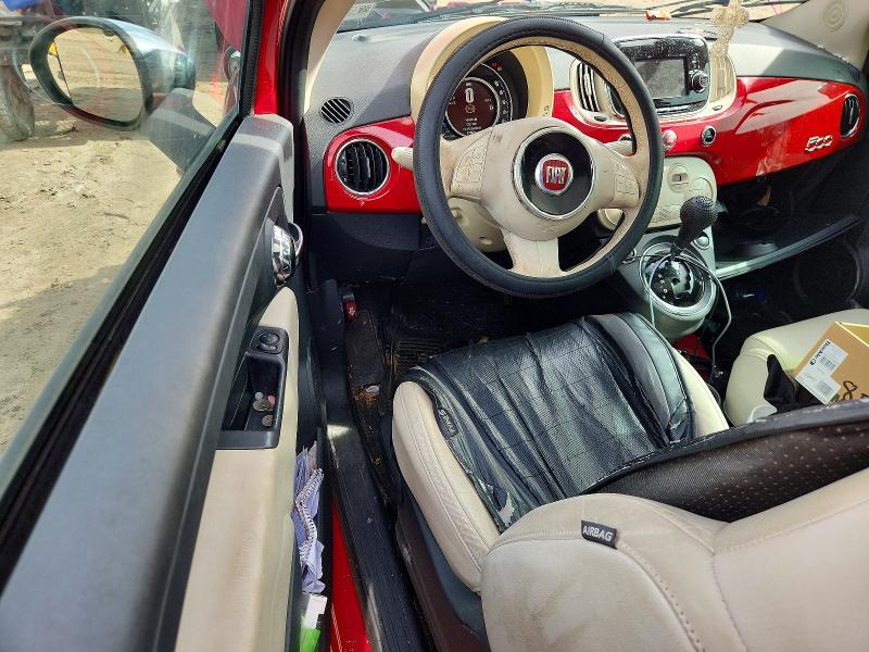 2017 Fiat 500 VIN 3C3CFFCR1HT506108 COPART salvage auction — FRONT END, Fl - Cert Of Title Slvg Rebuildable, sold $225 on 2026-07-31 (photo 8)