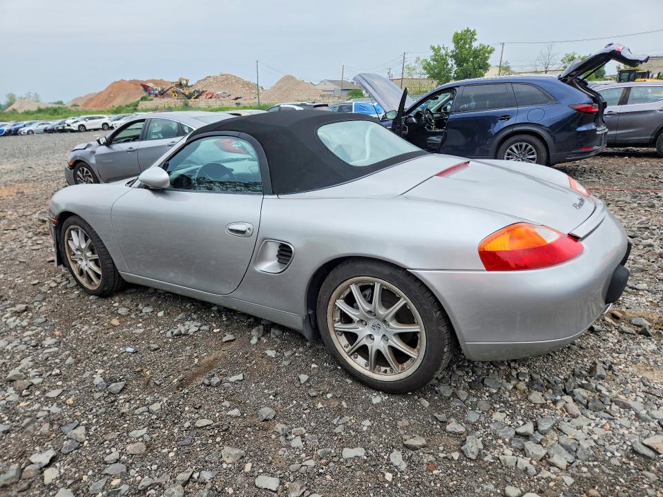 2000 Porsche Boxster VIN WP0CA2981YU625462 COPART salvage auction — FRONT END, Ny - Mv-907A Salvage Certificate, sold $1,000 on 2026-08-03 (photo 2)
