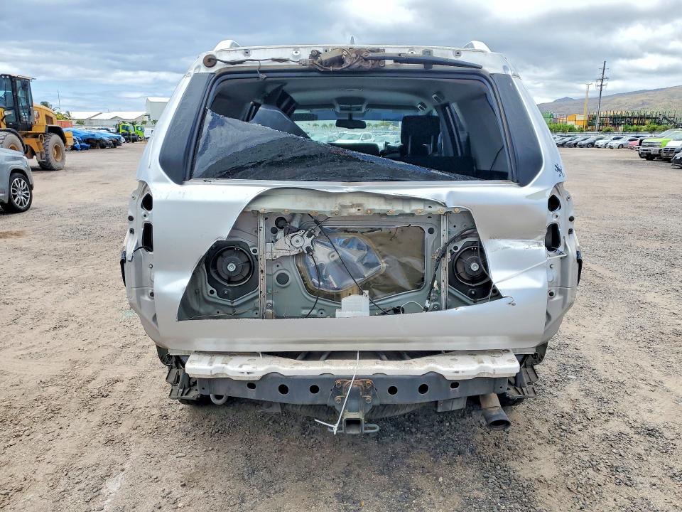 2010 Toyota 4runner VIN JTEZU5JR4A5000802 COPART salvage auction — REAR END, HI - BILL OF SALE - PARTS ONLY, sold $2,600 on 2026-07-27 (photo 6)