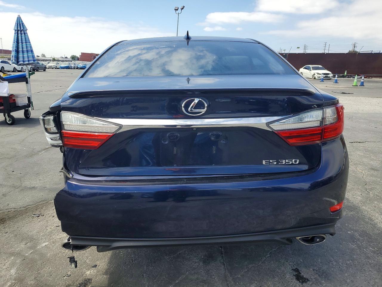 2016 Lexus ES 350 VIN 58ABK1GG3GU009360 COPART salvage auction — Rear End, CA - SALVAGE CERTIFICATE, sold $6,000 on 2026-09-25 (photo 6)