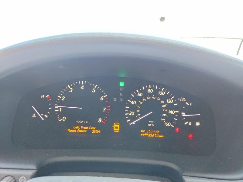 2005 Lexus Ls 430 VIN JTHBN36F855000070 COPART salvage auction — REAR END, Ca - Salvage Certificate, sold $1,150 on 2026-07-16 (photo 9)