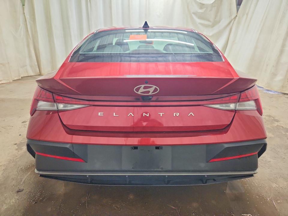 2025 Hyundai Elantra VIN KMHLS4DG2SU913355 COPART salvage auction — WATER/FLOOD, FL - CERT OF TITLE-SLVG REBLD FLOOD (P), sold $4,700 on 2026-07-20 (photo 6)
