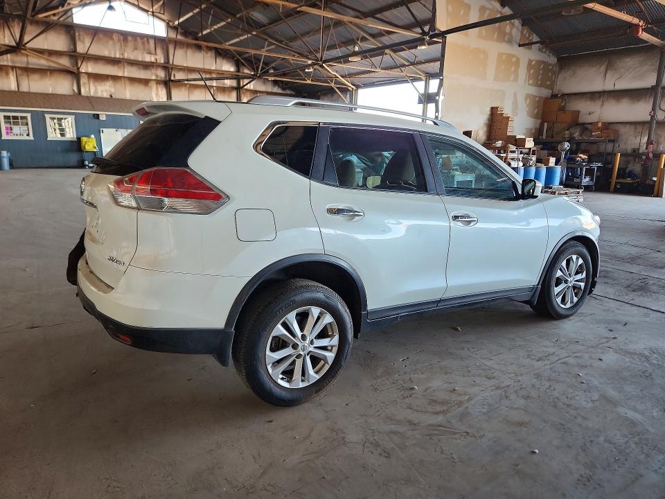 2016 Nissan Rogue VIN KNMAT2MV6GP685135 COPART salvage auction — FRONT END, Az - Certificate Of Title, sold $625 on 2026-07-20 (photo 3)