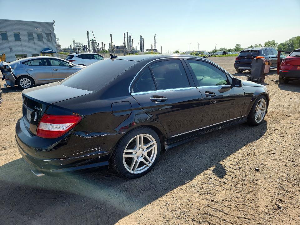 2010 Mercedes-benz VIN WDDGF8BB7AF519318 COPART salvage auction — REAR END, Qc - Gravement Accidente, sold $875 on 2026-08-18 (photo 3)