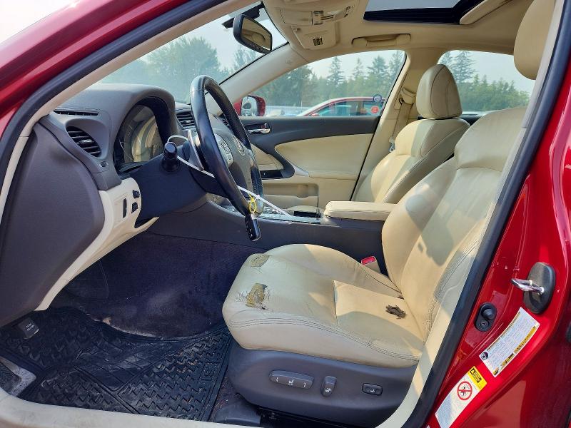 2011 Lexus Is 250 VIN JTHCF5C27B5049027 COPART salvage auction — SIDE, ON - PERMIT NO BRAND - UNFIT, sold $200 on 2026-07-28 (photo 7)