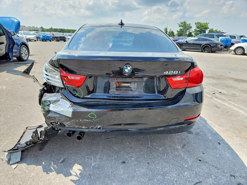 2016 BMW 4er VIN WBA4A9C58GG505261 COPART salvage auction — REAR END, Salvage Title, sold $1,850 on 2026-08-11 (photo 6)