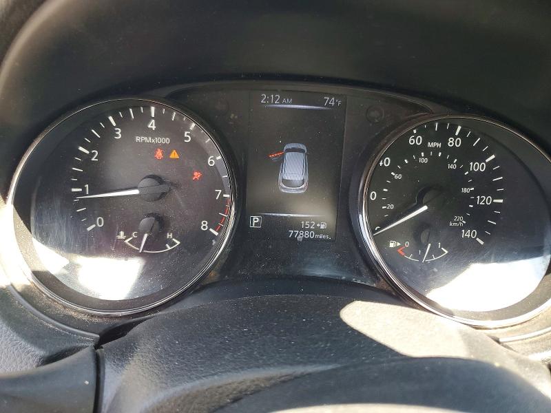 2018 Nissan Rogue VIN JN1BJ1CP6JW195950 COPART salvage auction — FRONT END, Tx - Salvage Vehicle Title, sold $1,800 on 2026-07-31 (photo 9)