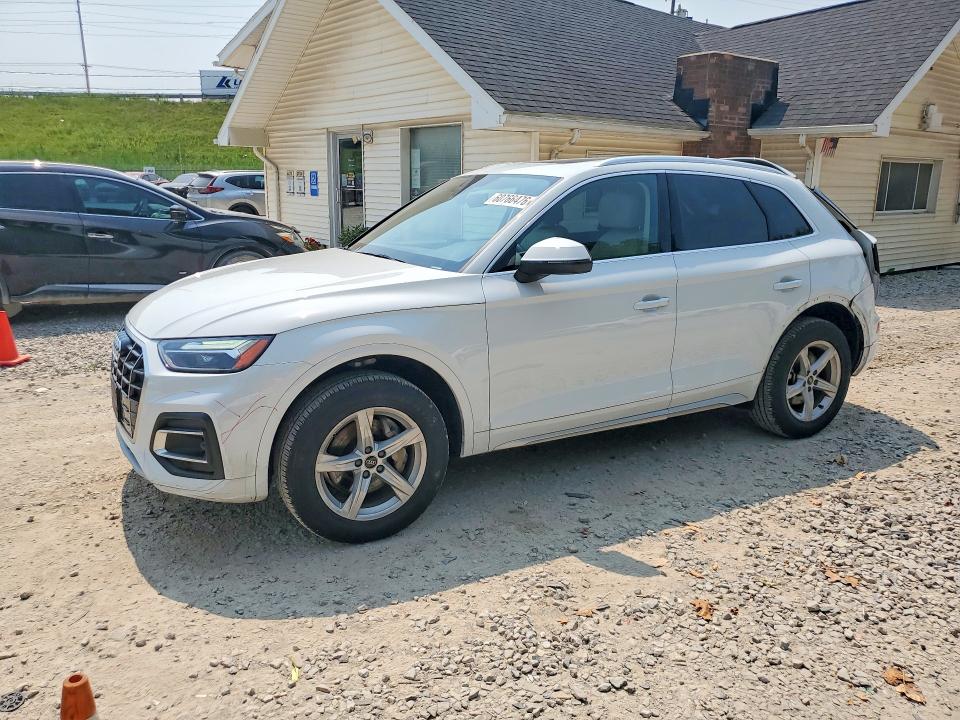 2021 Audi Q5 VIN WA1AAAFY0M2117943 COPART salvage auction — REAR END, Salvage Title, sold $6,700 on 2026-07-22 (photo 1)