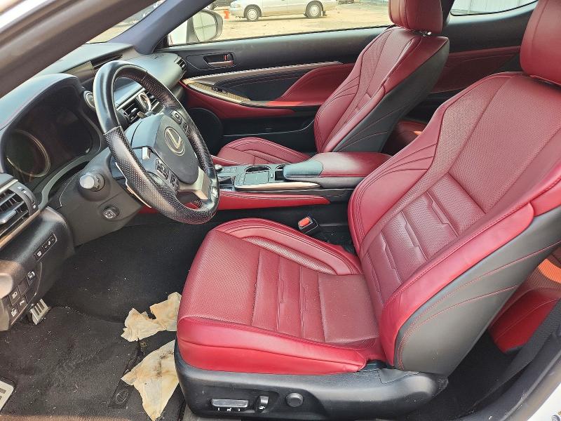2018 Lexus Rc VIN JTHS85BC2J5004186 COPART salvage auction — WATER/FLOOD, Salvage Title, sold $8,900 on 2026-08-31 (photo 7)
