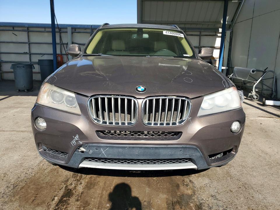 2011 BMW X3 VIN 5UXWX7C51BL732174 COPART salvage auction — FRONT END, NM - CERT OF TITLE-SALVAGE, sold $750 on 2026-07-27 (photo 5)