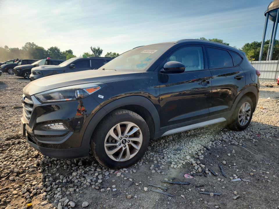 2017 Hyundai Tucson VIN KM8J3CA45HU433800 COPART salvage auction — VANDALISM, AZ - CERT OF TITLE - SALVAGE, sold $300 on 2026-07-24 (photo 1)
