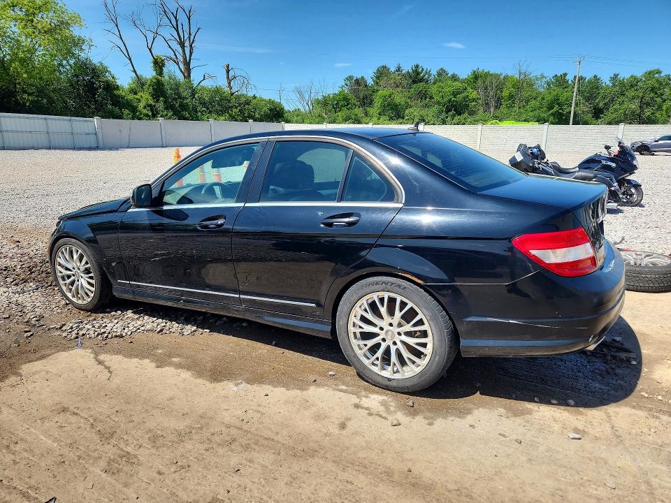 2008 Mercedes-benz C class VIN WDDGF54X28F067828 COPART salvage auction — FRONT END, Wi - Junked Vehicle Bill Of Sale, sold $400 on 2026-08-03 (photo 2)
