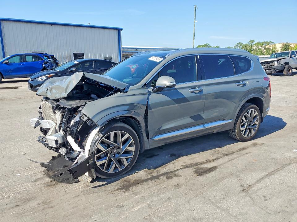 2023 Hyundai Santa fe VIN 5NMS54ALXPH658042 COPART salvage auction — FRONT END, Fl - Certificate Of Destruction, sold $4,450 on 2026-08-20 (photo 1)