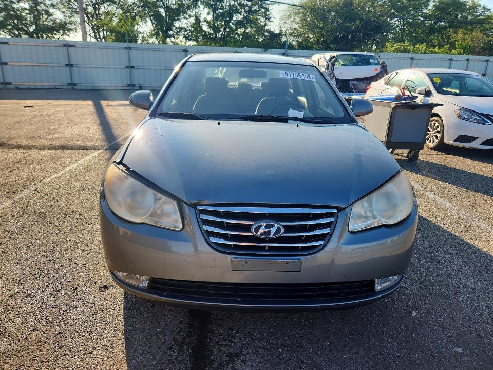 2010 Hyundai Elantra VIN KMHDU4AD8AU872351 COPART salvage auction — FRONT END, Oh - Cert Of Title-Salvage, sold $100 on 2026-07-31 (photo 5)