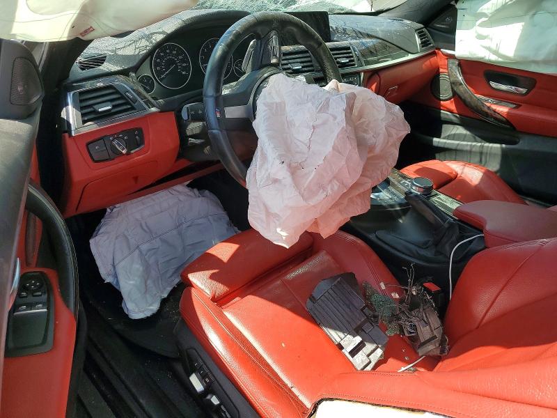 2018 BMW 4er VIN WBA4W7C55JAB87943 COPART salvage auction — ROLLOVER, Ca - Salvage Certificate, sold $550 on 2026-08-10 (photo 8)
