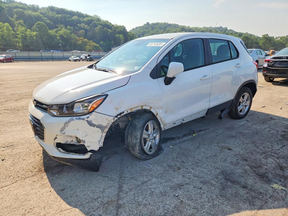 2018 Chevrolet Trax VIN KL7CJNSB2JB564015 COPART salvage auction — FRONT END, Pa - Certificate Of Salvage, sold $925 on 2026-07-23 (photo 1)