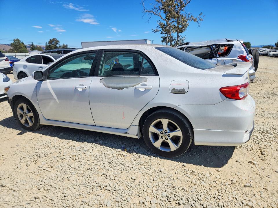 2012 Toyota Corolla VIN 5YFBU4EE0CP012541 COPART salvage auction — FRONT END, CA - SALVAGE CERTIFICATE, sold $60 on 2026-07-28 (photo 2)