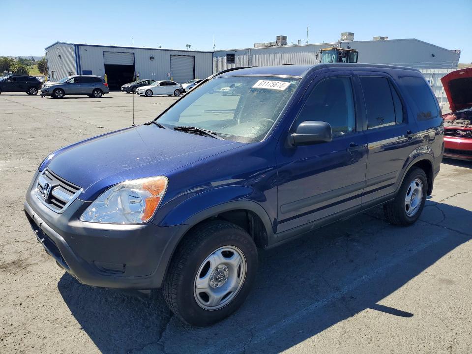 2004 Honda Cr-v VIN JHLRD68414C023686 COPART salvage auction — VANDALISM, Ca - Salvage Certificate, sold $1,750 on 2026-07-24 (photo 1)