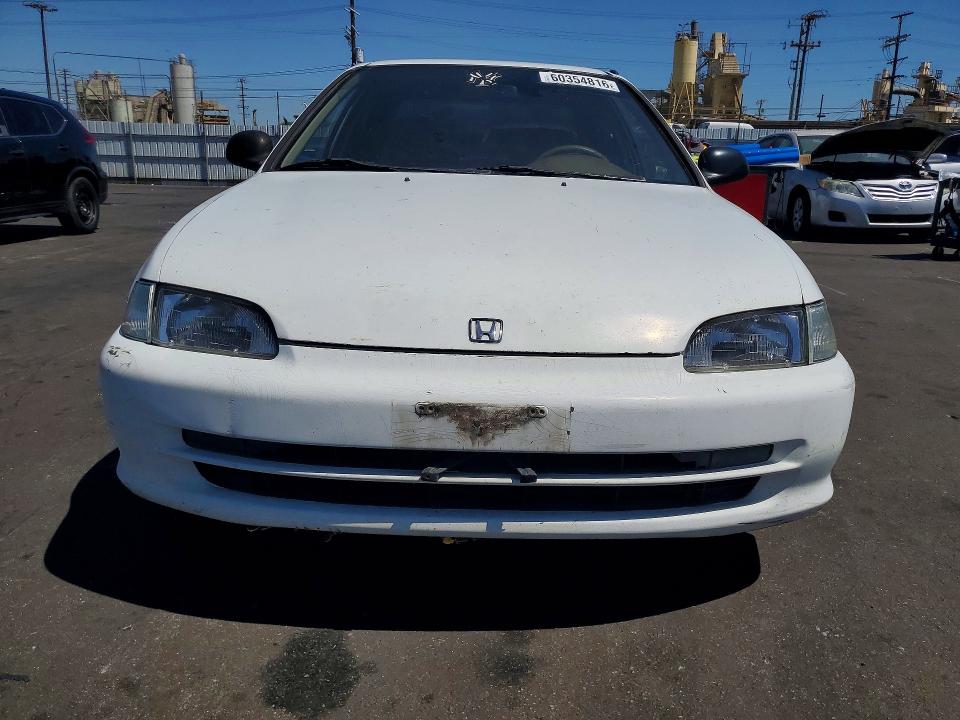 1992 Honda Civic VIN JHMEG8552NS032687 COPART salvage auction — SIDE, CA - SALVAGE CERTIFICATE, sold $250 on 2026-07-29 (photo 5)