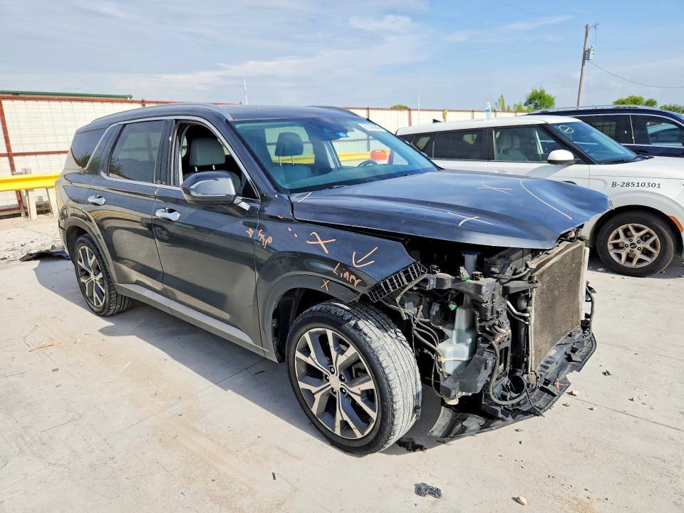 2020 Hyundai Palisade VIN KM8R44HE7LU109552 COPART salvage auction — FRONT END, TX - SALVAGE VEHICLE TITLE (P), sold $800 on 2026-07-28 (photo 4)