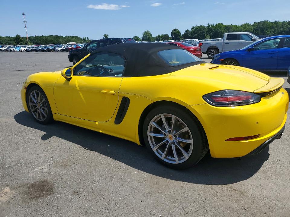 2018 Porsche Boxster VIN WP0CA2A89JS211116 COPART salvage auction — WATER/FLOOD, Nj - Cert Of Title-Salvage Flood, sold $26,700 on 2026-08-07 (photo 2)