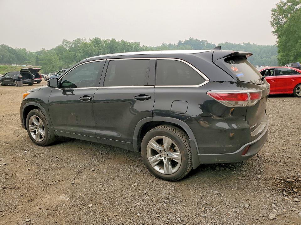 2015 Toyota Highlander VIN 5TDDKRFH2FS181976 COPART salvage auction — SIDE, Ny - Mv-907A Salvage Certificate, sold $5,200 on 2026-07-23 (photo 2)