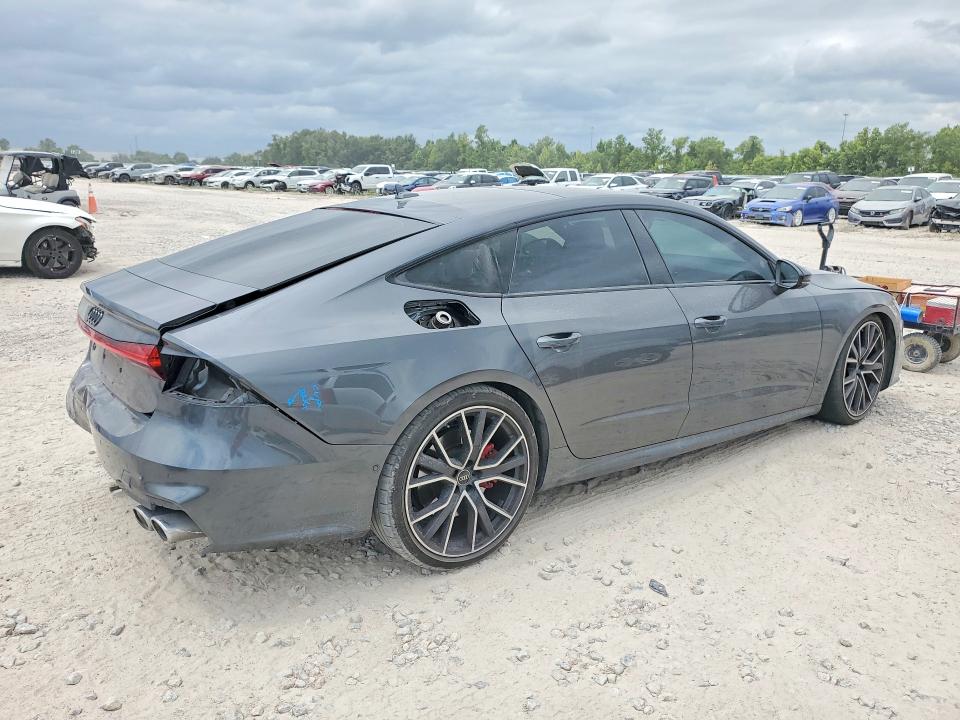 2023 Audi S7 VIN WAUSFBF24PN068629 COPART salvage auction — REAR END, Tx - Salvage Vehicle Title, sold $30,500 on 2026-09-11 (photo 3)