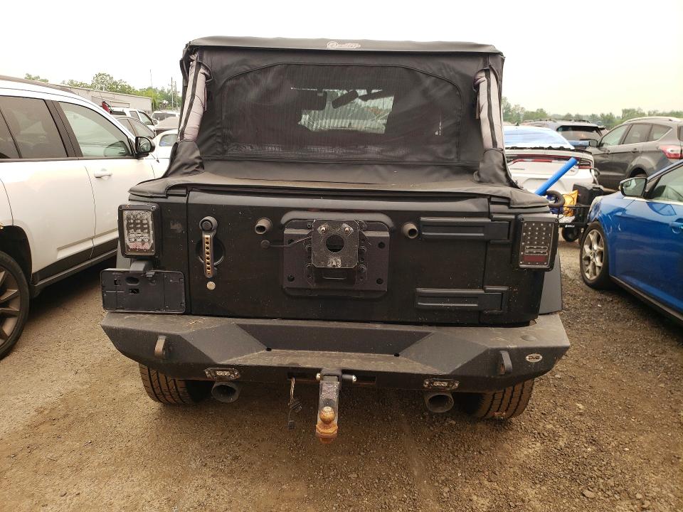 2013 Jeep Wrangler / VIN 1C4BJWEG2DL671317 COPART salvage auction — ROLLOVER, Ct - Cert Of Title-Salvage, sold $475 on 2026-07-24 (photo 6)