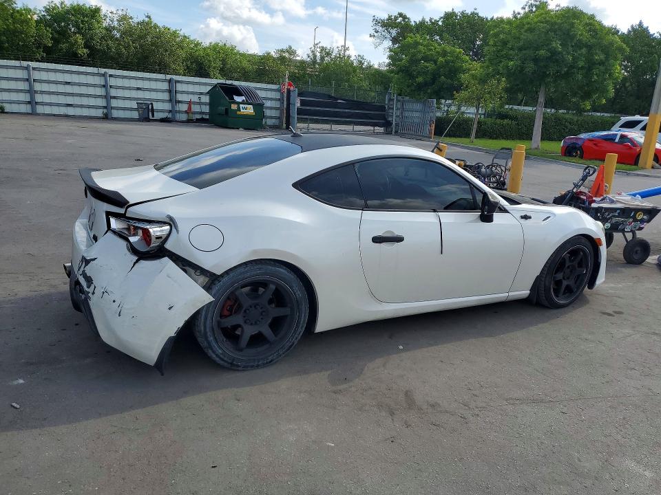 2013 Scion Fr-s VIN JF1ZNAA16D2726192 COPART salvage auction — REAR END, Fl - Cert Of Title Slvg Rebuildable, sold $2,350 on 2026-07-13 (photo 3)