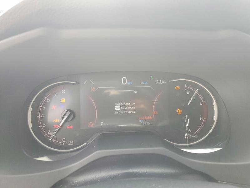 2025 Toyota Rav 4 VIN JTMH1RFV4SD131516 COPART salvage auction — FRONT END, Tx - Salvage Vehicle Title, sold $13,400 on 2026-07-21 (photo 9)